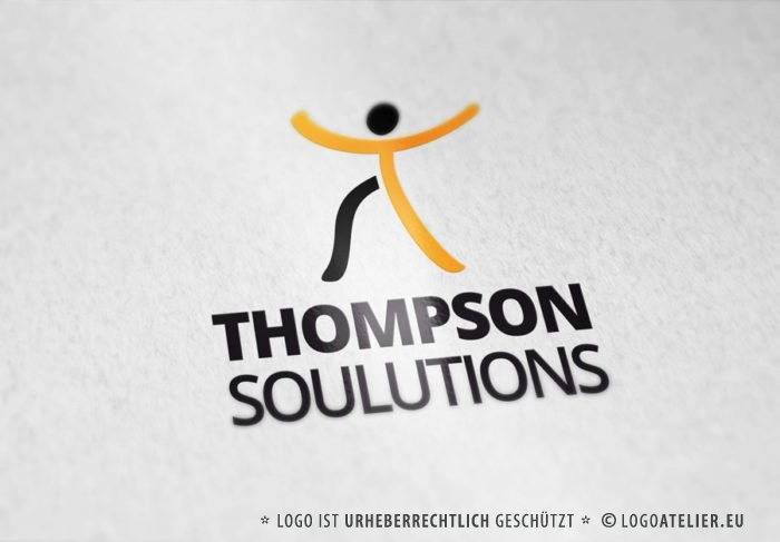 Logo Mensch Buchstabe T