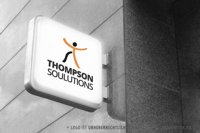 Logo Mensch Buchstabe T