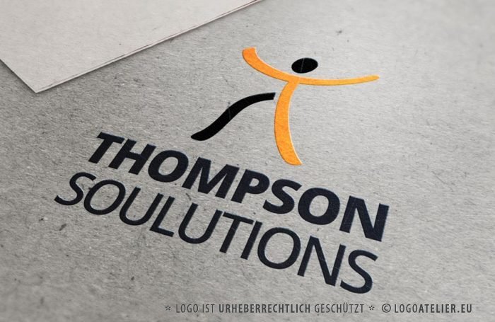 Logo Mensch Buchstabe T