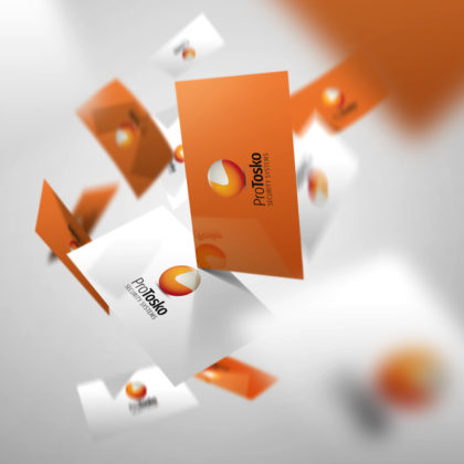 Logo 3D Kugel Orange