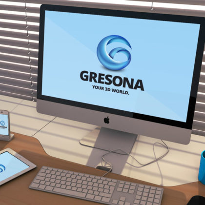 3D Buchstabe G Logo