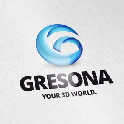 3D Buchstabe G Logo
