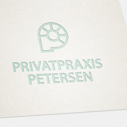 Buchstabe P Logo