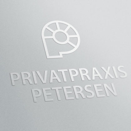 Buchstabe P Logo
