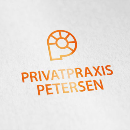 Buchstabe P Logo