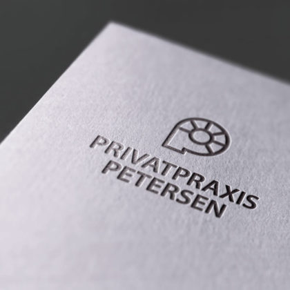 Buchstabe P Logo