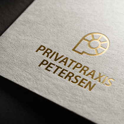 Buchstabe P Logo