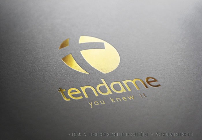 Buchstabe T Logo Kreuz