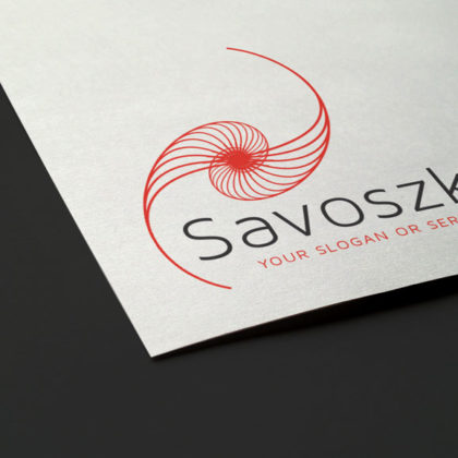 Logo Abstrakte Schnecke 2