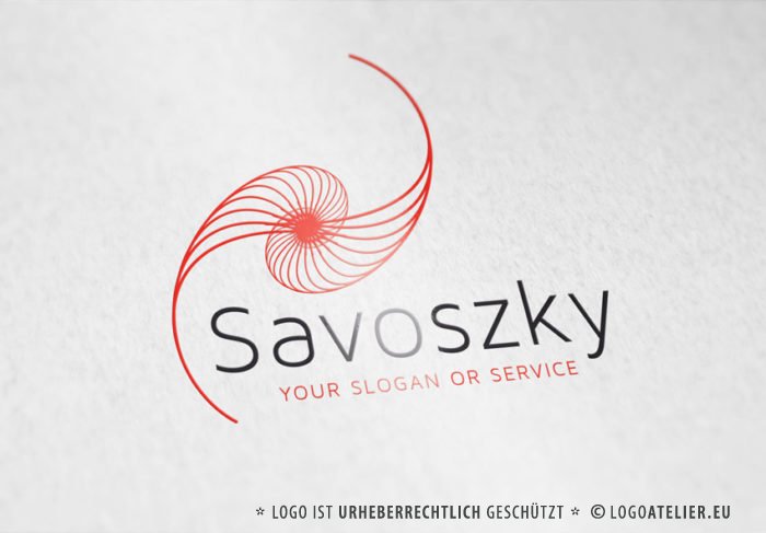 Logo Abstrakte Schnecke 2