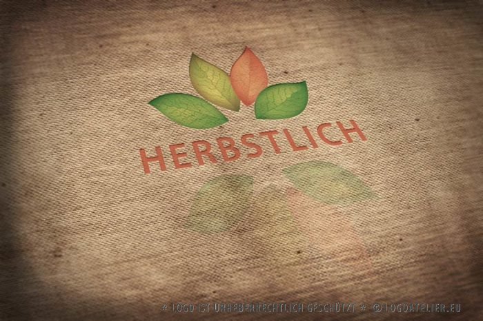 Logo Blätter Herbst