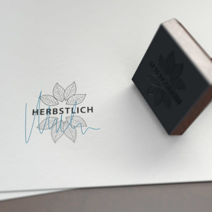 Logo Blätter Herbst