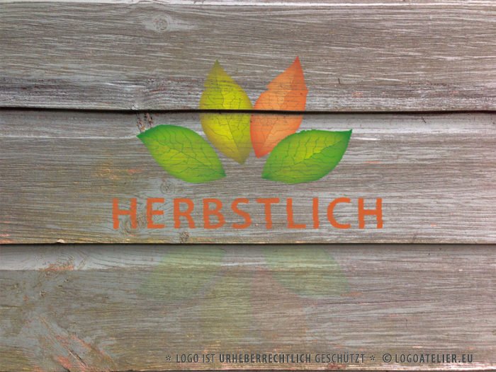 Logo Blätter Herbst