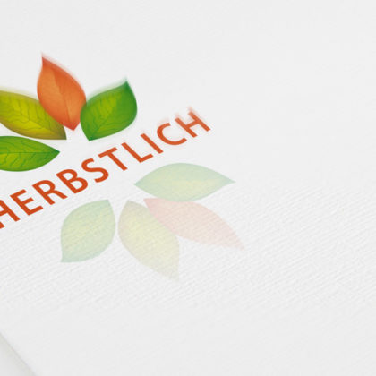 Logo Blätter Herbst