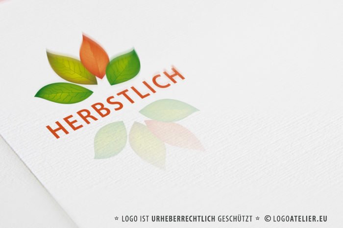 Logo Blätter Herbst
