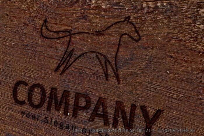 Logo Gezeichnet Pferd Logo Gezeichnet Pferd