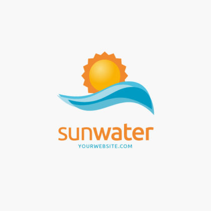 Logo Sonne Wasser Urlaub