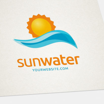 Logo Sonne Wasser Urlaub