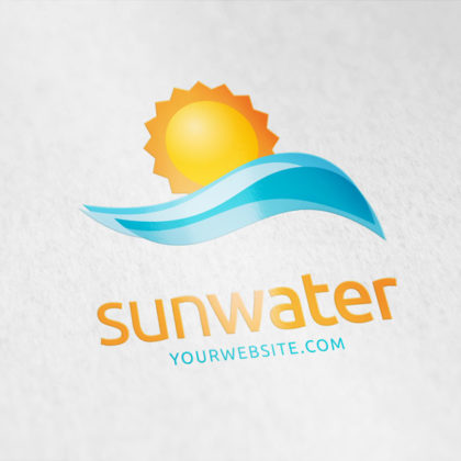 Logo Sonne Wasser Urlaub
