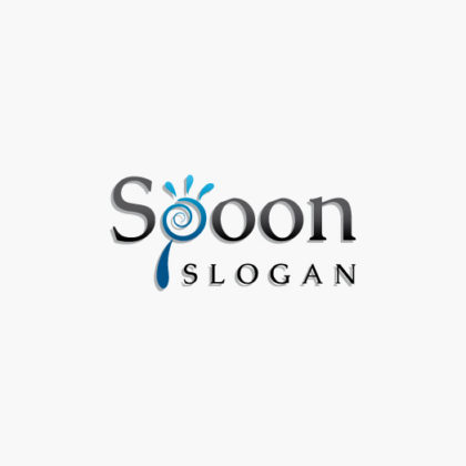Logo Spoon Buchstabe P