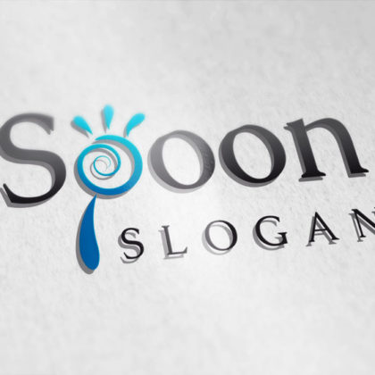 Logo Spoon Buchstabe P