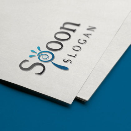 Logo Spoon Buchstabe P