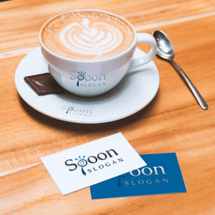 Logo Spoon Buchstabe P