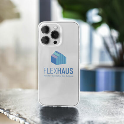 Logo Tiny Haus Fertighaus Mobilhaus Flexibles Haus Mobiles Haus Hausbau Architekt Architektur Ferienhaus Häuslebauer Gebäude Wohnen Fertiges Logo kaufen Logoshop LogoAtelier.eu