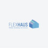 Logo Tiny Haus Fertighaus Mobilhaus Flexibles Haus Mobiles Haus Hausbau Architekt Architektur Ferienhaus Häuslebauer Gebäude Wohnen Fertiges Logo kaufen Logoshop LogoAtelier.eu
