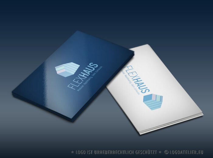 Logo Tiny Haus Fertighaus Mobilhaus Flexibles Haus Mobiles Haus Hausbau Architekt Architektur Ferienhaus Häuslebauer Gebäude Wohnen Fertiges Logo kaufen Logoshop LogoAtelier.eu