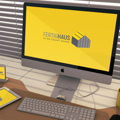 Logo Tiny Haus Fertighaus Mobilhaus Flexibles Haus Mobiles Haus Hausbau Architekt Architektur Ferienhaus Häuslebauer Gebäude Wohnen Fertiges Logo kaufen Logoshop LogoAtelier.eu