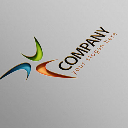 Triple Buchstabe C Logo
