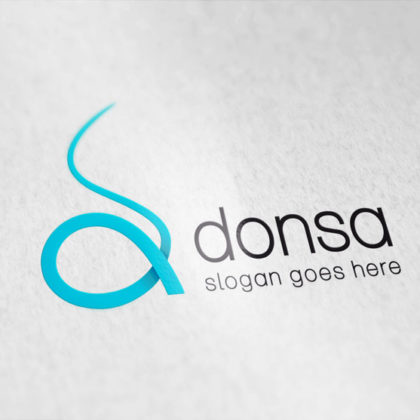 d Logo Buchstabe Logo