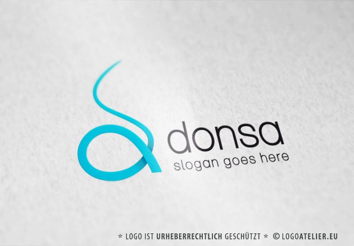 d Logo Buchstabe Logo