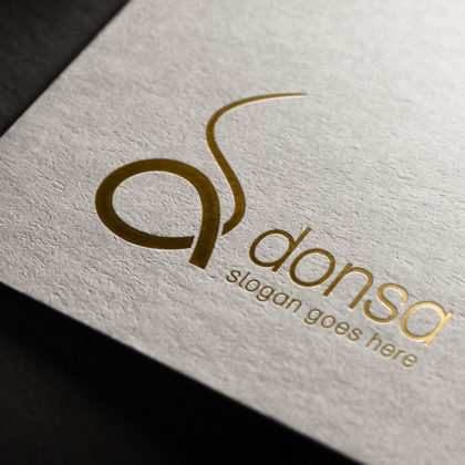 d Logo Buchstabe Logo
