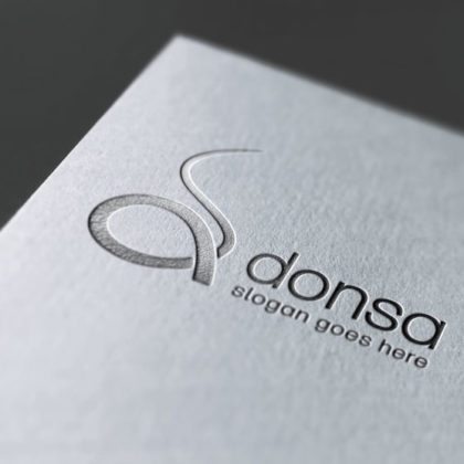 d Logo Buchstabe Logo