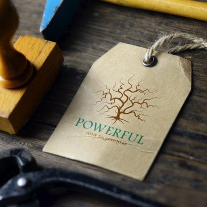 Logo Kraftvoller Alter Baum