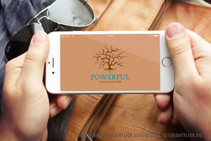 Logo Kraftvoller Alter Baum