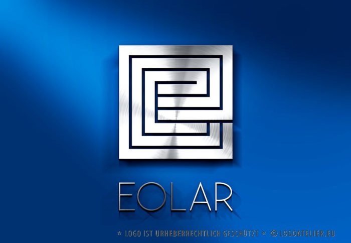 Logo Quadrat Buchstabe E