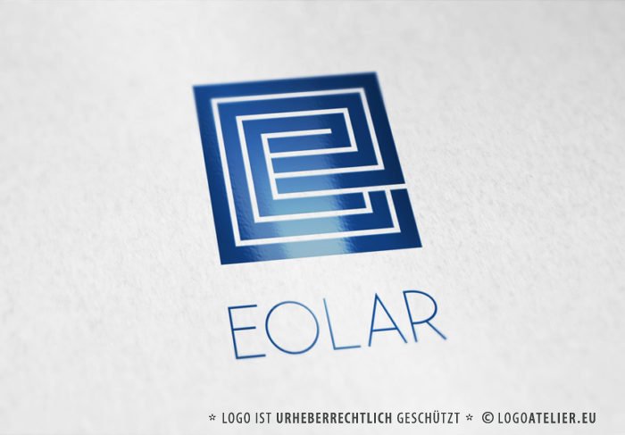 Logo Quadrat Buchstabe E