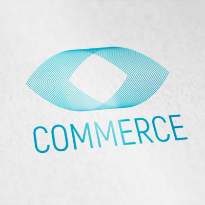 Logo Abstrakte Form 3D Technik