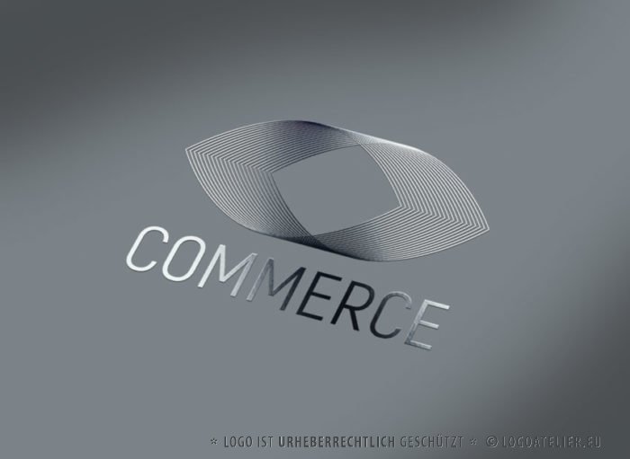 Logo Abstrakte Form 3D Technik