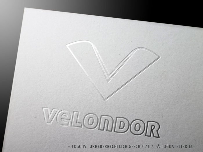 Logo Buchstabe V 3D Logo