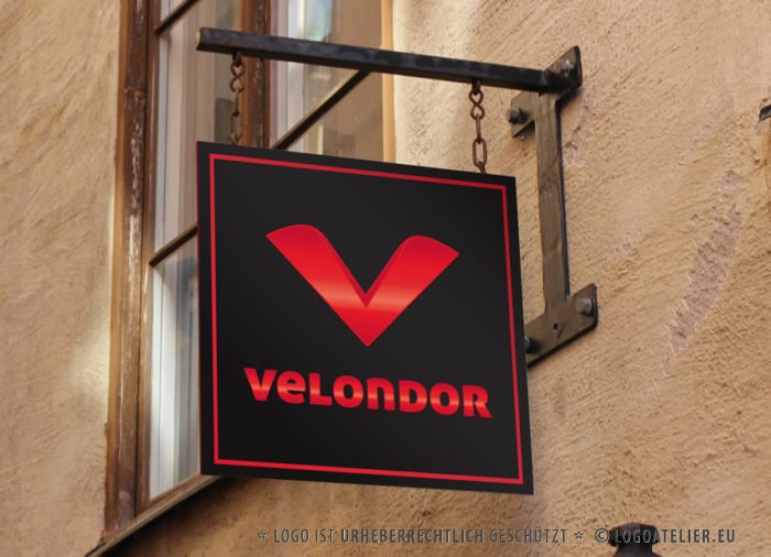 Logo Buchstabe V 3D Logo