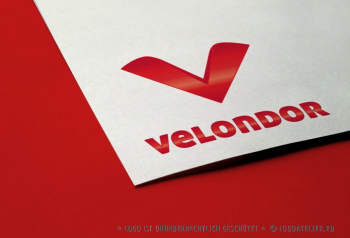 Logo Buchstabe V 3D Logo