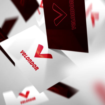 Logo Buchstabe V 3D Logo