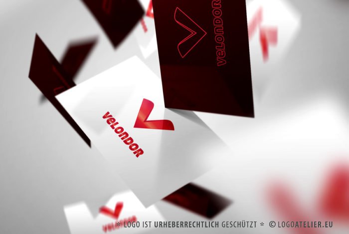 Logo Buchstabe V 3D Logo