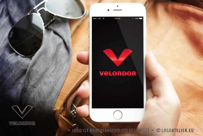 Logo Buchstabe V 3D Logo