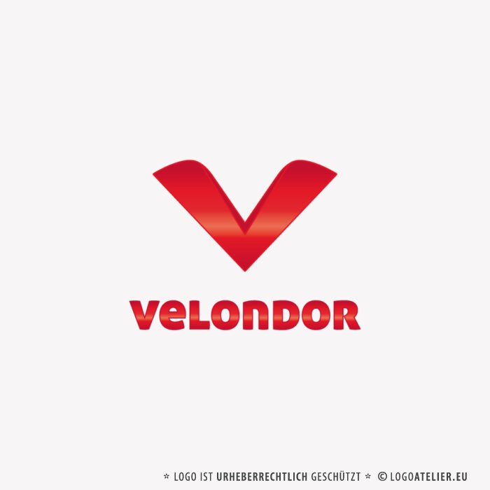 Logo Buchstabe V 3D Rot Power Männlich Kraft Anwalt Elegant Technik Bau Power Feuer Fertiges Logo kaufen LogoShop LogoAtelier.eu