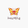Logo Schmetterling Bunt